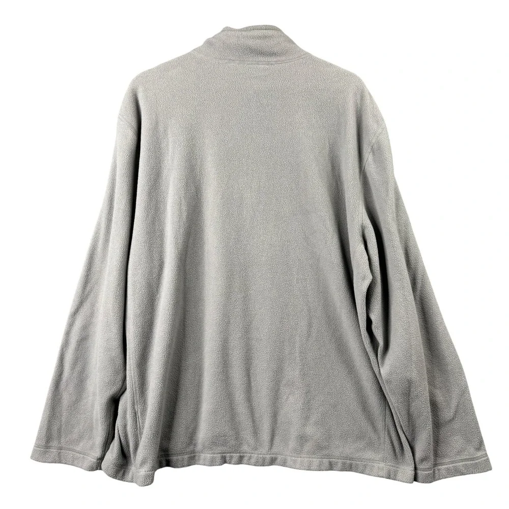 The North Face Mens XL Gray TKA 100 1/4 Zip Fleece Pullover Sweater Long Sleeve